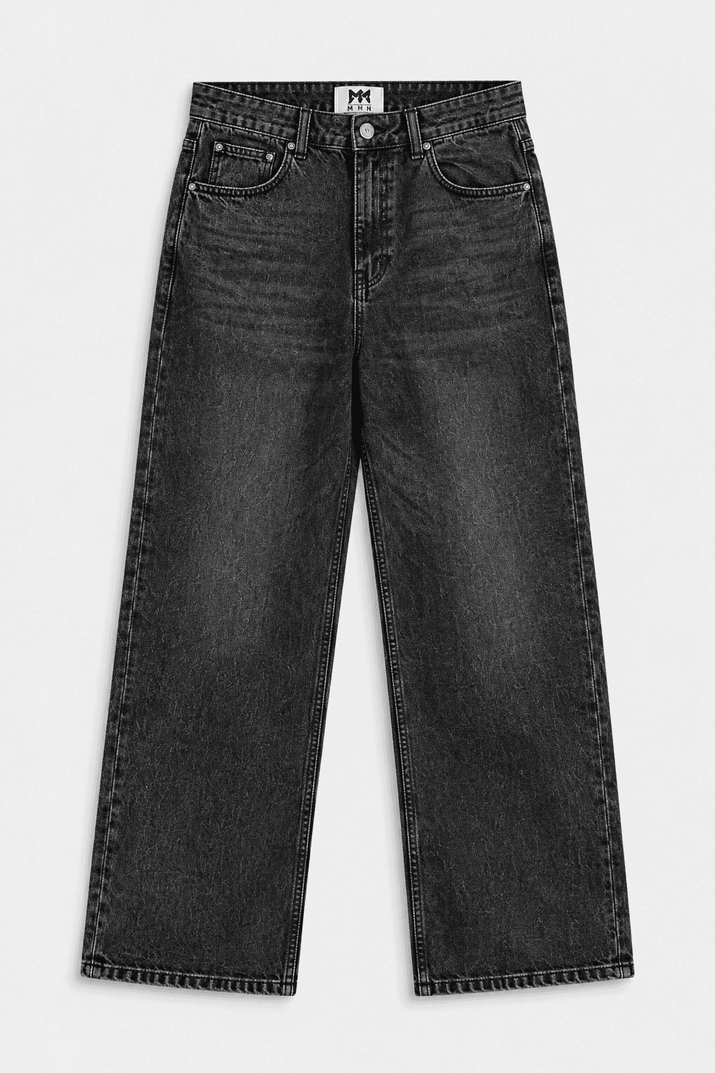 MKR Vintage Charcoal Baggy Denim